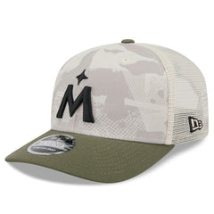 Minnesota Twins 2025 Armed Forces Day 9SEVENTY Stretch-Snap Hat Light Beige/Olive | New Era