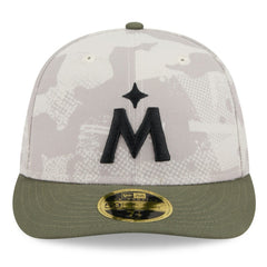 Minnesota Twins 2025 Armed Forces Day Low Profile 59FIFTY Fitted Hat Light Beige/Olive | New Era