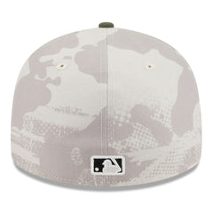 Minnesota Twins 2025 Armed Forces Day Low Profile 59FIFTY Fitted Hat Light Beige/Olive | New Era