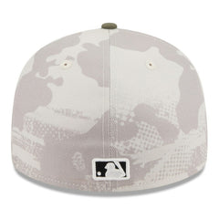 New York Yankees 2025 Armed Forces Day Low Profile 59FIFTY Fitted Hat Light Beige/Olive | New Era
