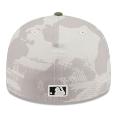 Baltimore Orioles 2025 Armed Forces Day Low Profile 59FIFTY Fitted Hat Light Beige/Olive | New Era