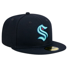 Seattle Kraken New Era Core 59FIFTY Fitted Hat Navy