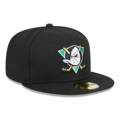 Anaheim Ducks New Era Core 59FIFTY Fitted Hat Black