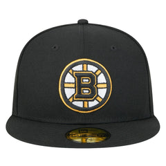 Boston Bruins New Era Core 59FIFTY Fitted Hat Black