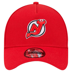 New Jersey Devils New Era Core A-Frame 9FORTY Adjustable Hat Red