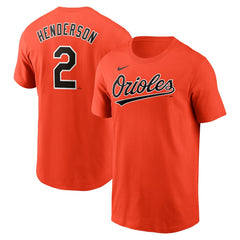 Gunnar Henderson Baltimore Orioles Fuse Name & Number T-Shirt Orange | Nike