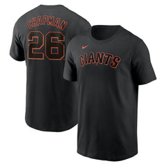 Matt Chapman San Francisco Giants Fuse Name & Number T-Shirt Black | Nike