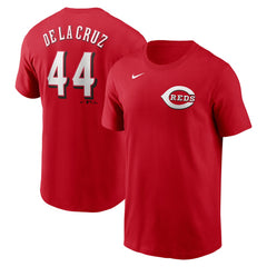 Elly De La Cruz Cincinnati Reds Fuse Name & Number T-Shirt Red | Nike