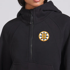 Boston Bruins lululemon Women's Scuba Oversized Half-Zip Hoodie Black