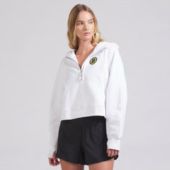 Boston Bruins lululemon Women's Scuba Oversized Half-Zip Hoodie White