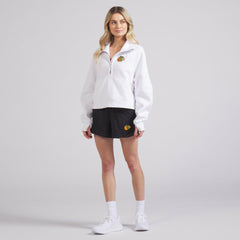 Chicago Blackhawks lululemon Women's Scuba Oversized Half Zip Top White