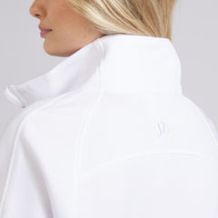 Chicago Blackhawks lululemon Women's Scuba Oversized Half Zip Top White