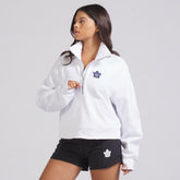 Toronto Maple Leafs lululemon Women's Scuba Oversized Half Zip Top White