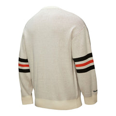 Baltimore Orioles Retro Pullover Sweater Cream | Mitchell & Ness