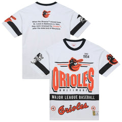 Baltimore Orioles Cooperstown Collection Team Origins Premium T-Shirt White | Mitchell & Ness