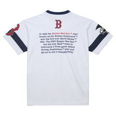 Boston Red Sox Cooperstown Collection Team Origins Premium T-Shirt White | Mitchell & Ness