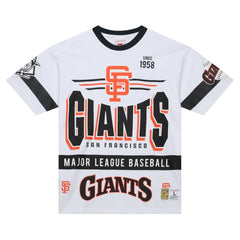 San Francisco Giants Cooperstown Collection Team Origins Premium T-Shirt White | Mitchell & Ness