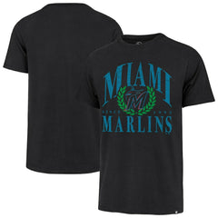 Miami Marlins Pitchout Franklin T-Shirt Black | 47 brand