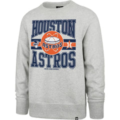 Houston Astros Letters Headline Pullover Sweatshirt Gray | 47 brand