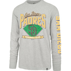 San Diego Padres Fair Ball Franklin Long Sleeve T-Shirt Gray | 47 brand