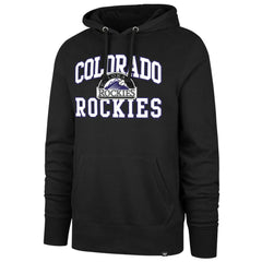Colorado Rockies Velocity Headline Pullover Hoodie Black | 47 brand
