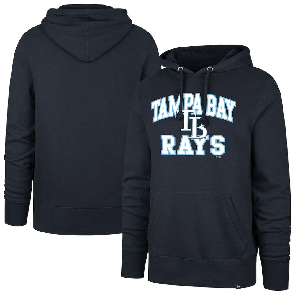 Tampa Bay Rays Velocity Headline Pullover Hoodie Navy | 47 brand