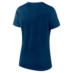 Seattle Kraken Logo Athletic Women's Unrivaled T-Shirt Navy
