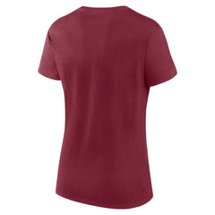 Colorado Avalanche Logo Athletic Women's Unrivaled T-Shirt Burgundy