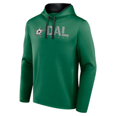 Dallas Stars Logo Athletic Head Start Pullover Hoodie Kelly Green