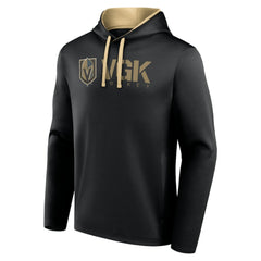 Vegas Golden Knights Logo Athletic Head Start Pullover Hoodie Black