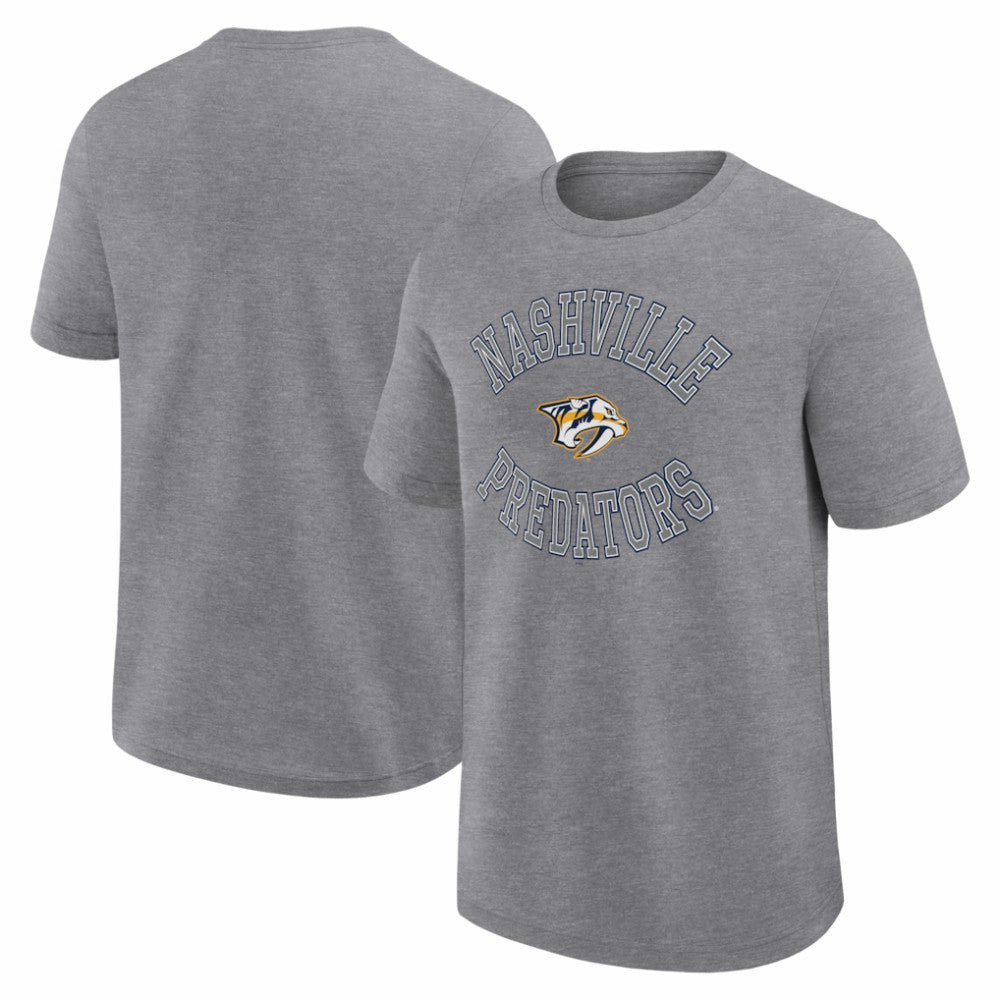 Nashville Predators Logo Athletic Success T-Shirt Heather Gray