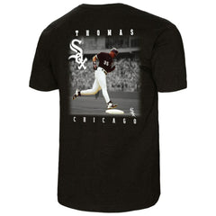 Frank Thomas Chicago White Sox Legends Collection Vintage Logo T-Shirt Black | Mitchell & Ness