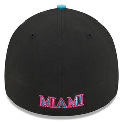 Miami Marlins 2025 City Connect 39THIRTY Flex Hat Black/Pink | New Era