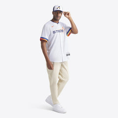 Houston Astros 2025 City Connect 9FORTY M-Crown Adjustable Hat White/Navy | New Era
