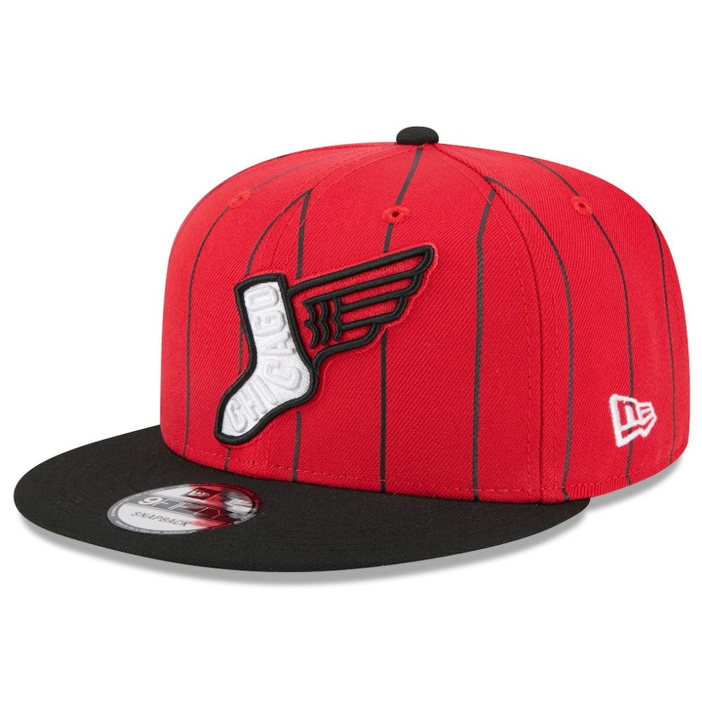 Chicago White Sox 2025 City Connect 9FIFTY Snapback Hat Red/Black | New Era