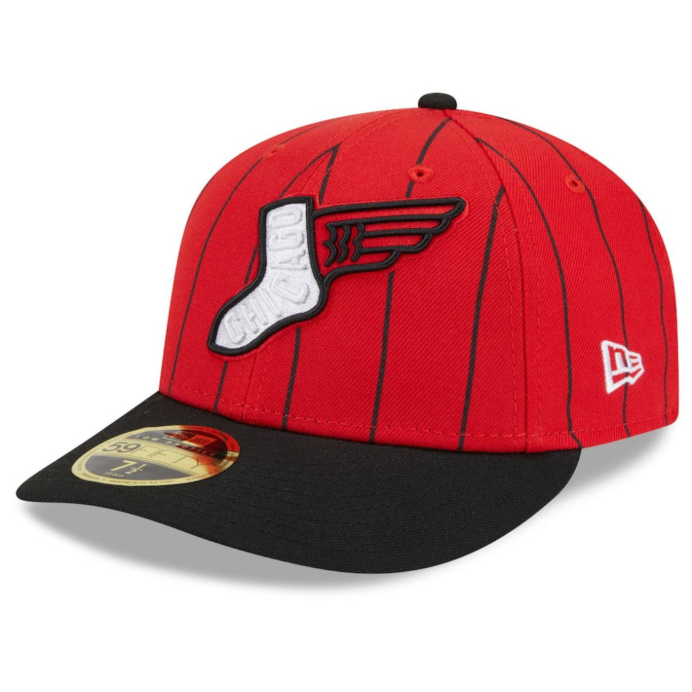 Chicago White Sox 2025 City Connect Low Profile 59FIFTY Fitted Hat Red/Black | New Era