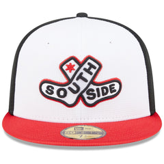 Chicago White Sox 2025 City Connect Batting Practice 59FIFTY Fitted Hat White/Red | New Era