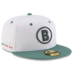 Boston Red Sox 2025 City Connect Batting Practice 59FIFTY Fitted Hat White/Green | New Era