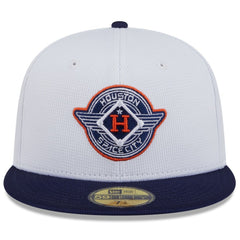 Houston Astros 2025 City Connect Batting Practice 59FIFTY Fitted Hat White/Navy | New Era