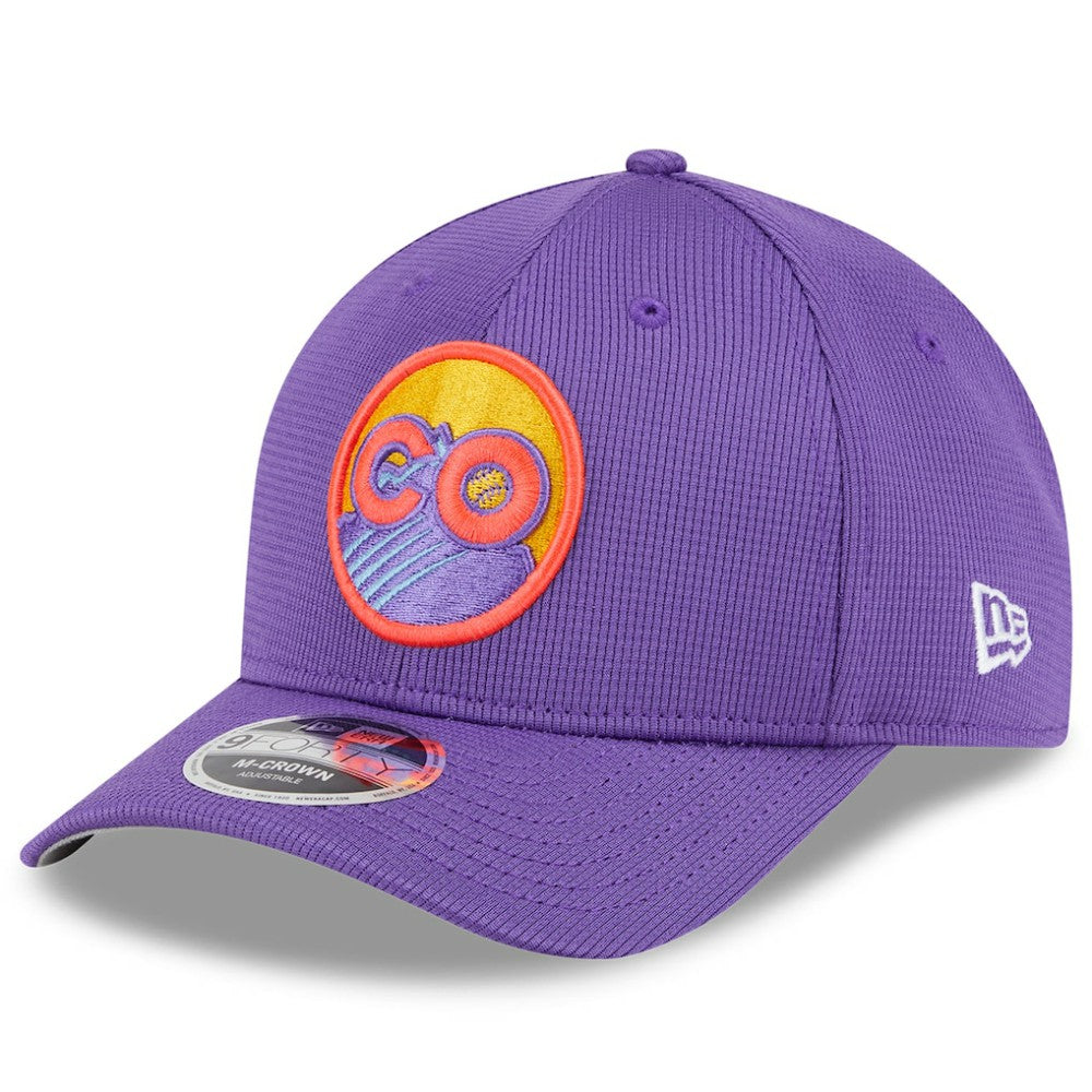 Colorado Rockies 2025 City Connect Batting Practice 9FORTY Adjustable Hat Purple | New Era