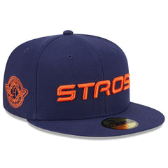 Houston Astros 2025 City Connect Fan Pack 59FIFTY Fitted Hat Navy | New Era