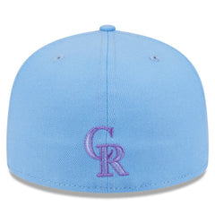 Colorado Rockies 2025 City Connect Fan Pack 59FIFTY Fitted Hat Light Blue | New Era