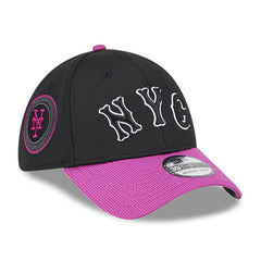 New York Mets City Connect Batting Practice 39THIRTY Flex Hat Charcoal/Purple | New Era