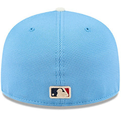 Los Angeles Dodgers City Connect Batting Practice 59FIFTY Fitted Hat Light Blue | New Era