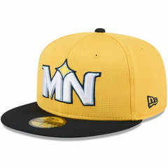 Minnesota Twins City Connect Batting Practice 59FIFTY Fitted Hat Yellow/Black | New Era
