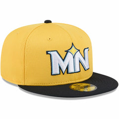 Minnesota Twins City Connect Batting Practice 59FIFTY Fitted Hat Yellow/Black | New Era