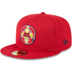 St. Louis Cardinals City Connect Batting Practice 59FIFTY Fitted Hat Red | New Era