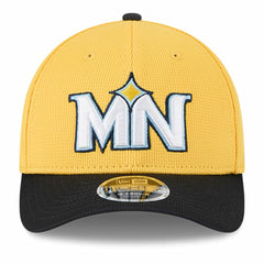 Minnesota Twins City Connect Batting Practice 9FORTY M-Crown Adjustable Hat Yellow/Black | New Era