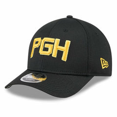 Pittsburgh Pirates City Connect Batting Practice 9FORTY M-Crown Adjustable Hat Black | New Era