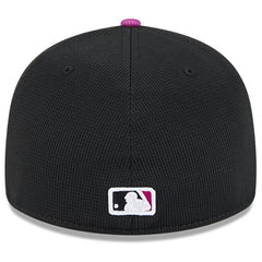 New York Mets City Connect Batting Practice Low Profile 59FIFTY Fitted Hat Charcoal/Purple | New Era